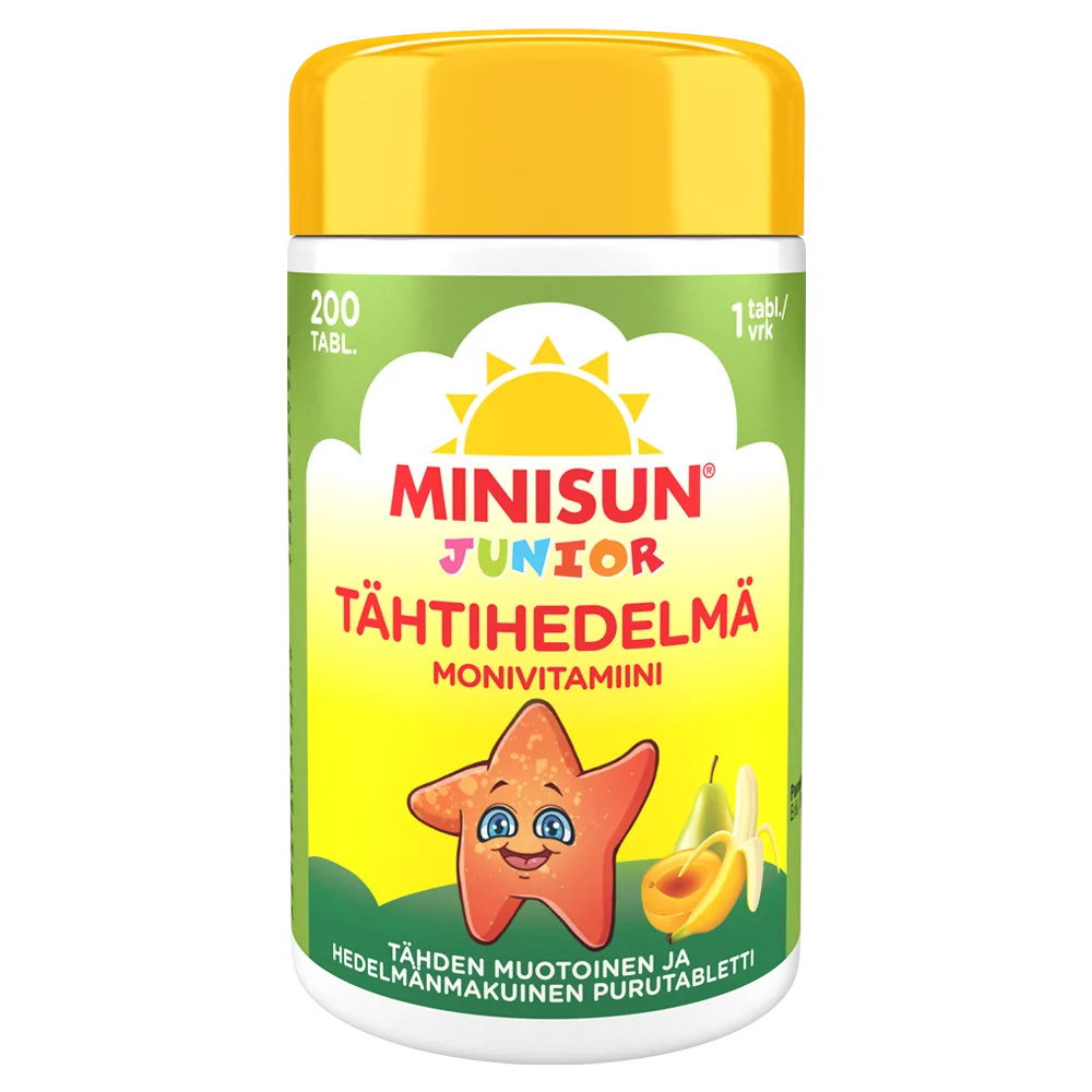 Minisun Junior Multivitamin Stjärna (Frukt)