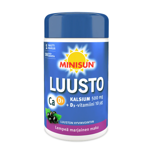 Minisun Luusto Kalcium+Vitamin D3
