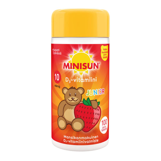 Minisun Junior D-vitamin Nalle